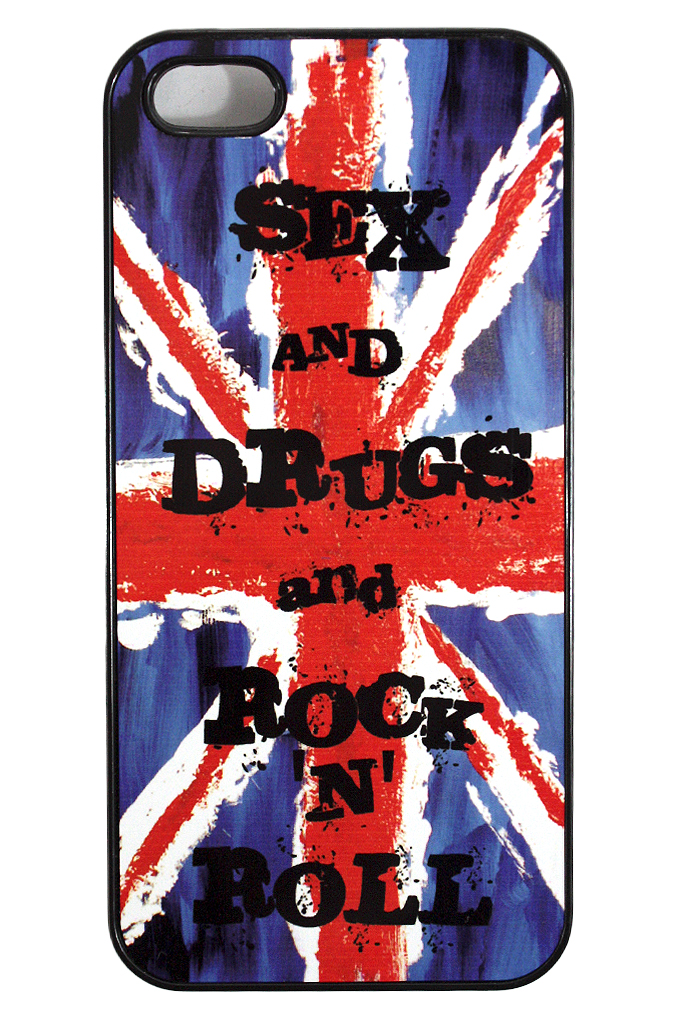 Чехол RockMerch для Apple iPhone Sex and Drugs and Rock n Roll - фото 1 - rockbunker.ru
