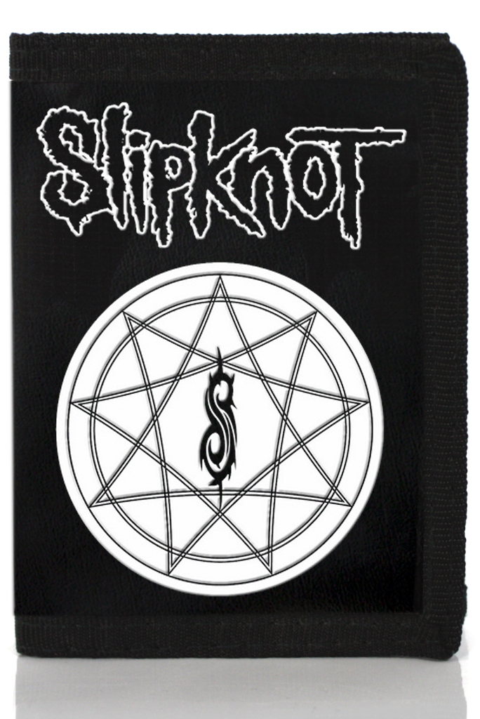Кошелек Slipknot логотип - фото 1 - rockbunker.ru