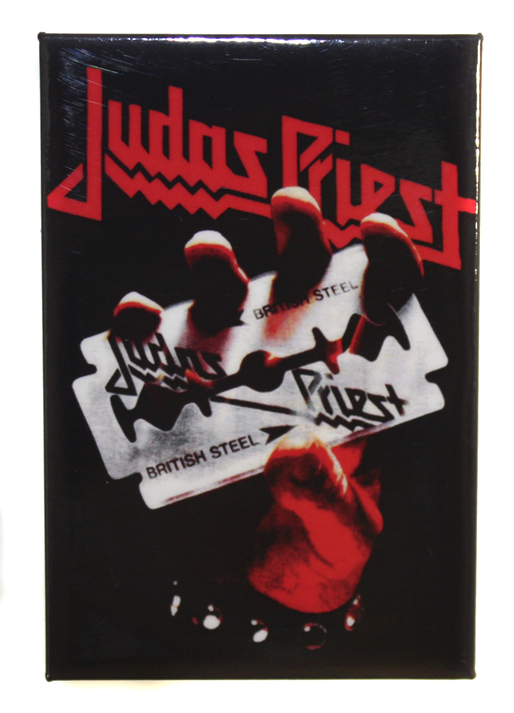 Магнит RockMerch Judas Priest British Steel - фото 1 - rockbunker.ru