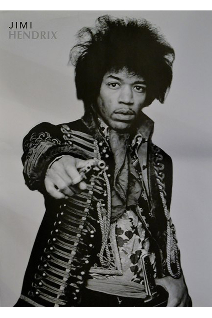 Плакат Jimi Hendrix - фото 1 - rockbunker.ru
