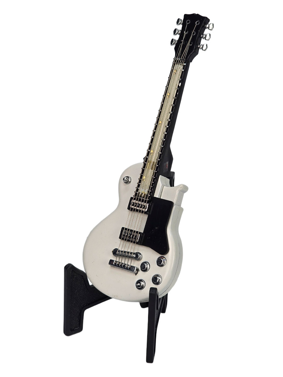 Зажигалка Гитара белая - фото 1 - rockbunker.ru