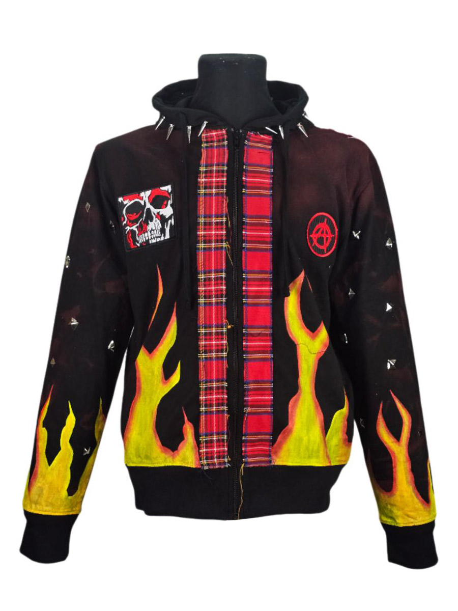 Толстовка кастомная Anarchy - фото 1 - rockbunker.ru