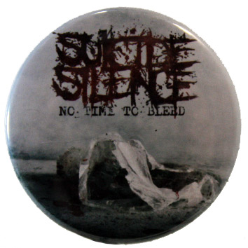 Значок Suicide Silence No time to bleed - фото 1 - rockbunker.ru