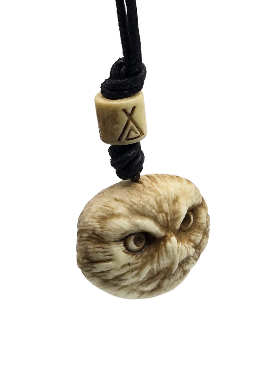 Кулон Голова Сыча - фото 1 - rockbunker.ru