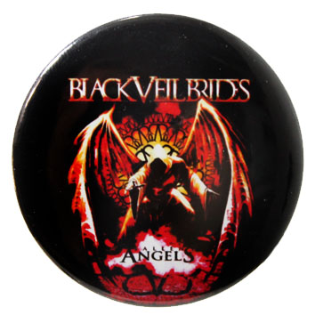 Значок Rock Merch Black Veil Brides Fallen Angel - фото 1 - rockbunker.ru