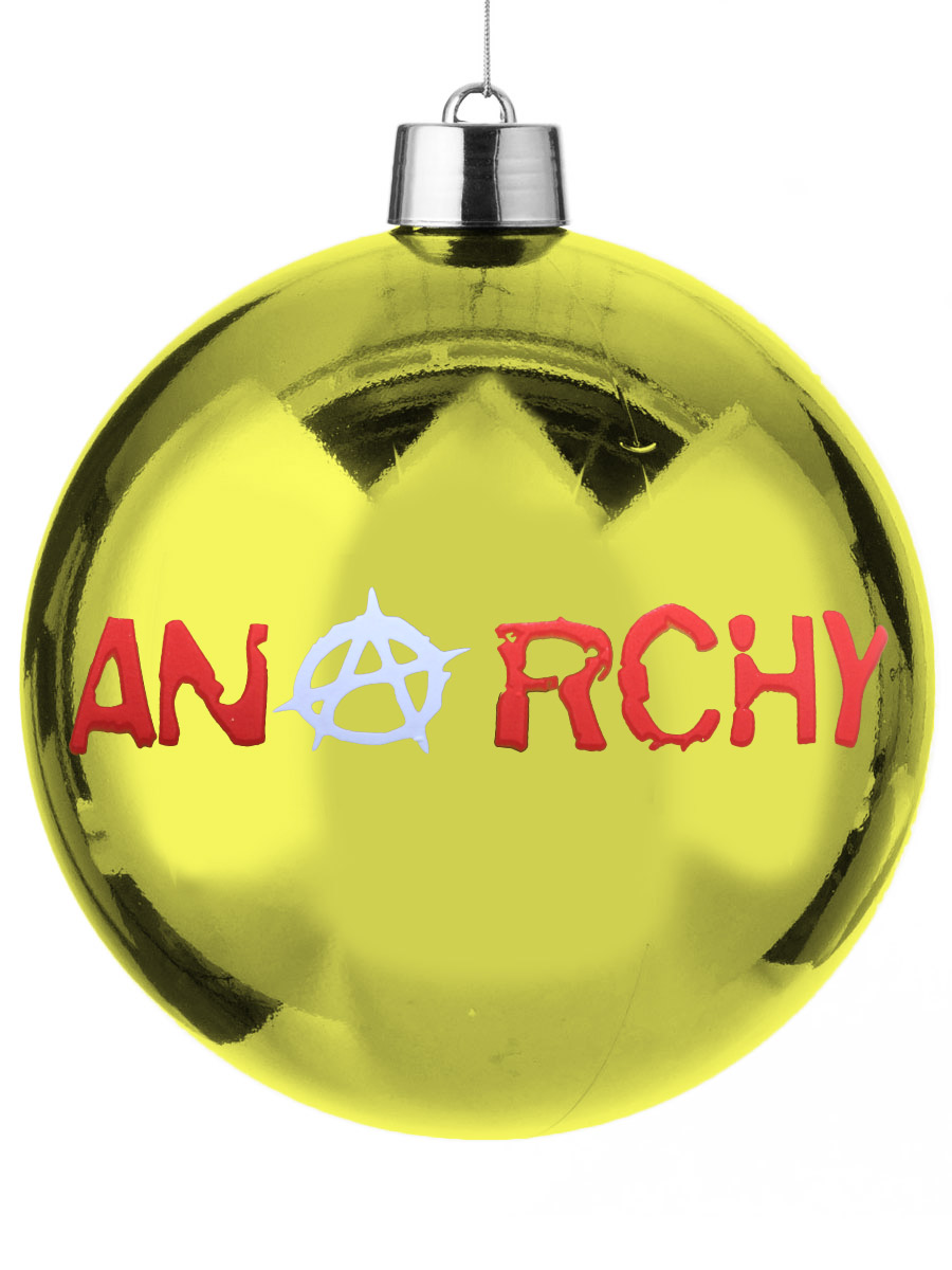 Елочный шар RockMerch Anarchy - фото 1 - rockbunker.ru