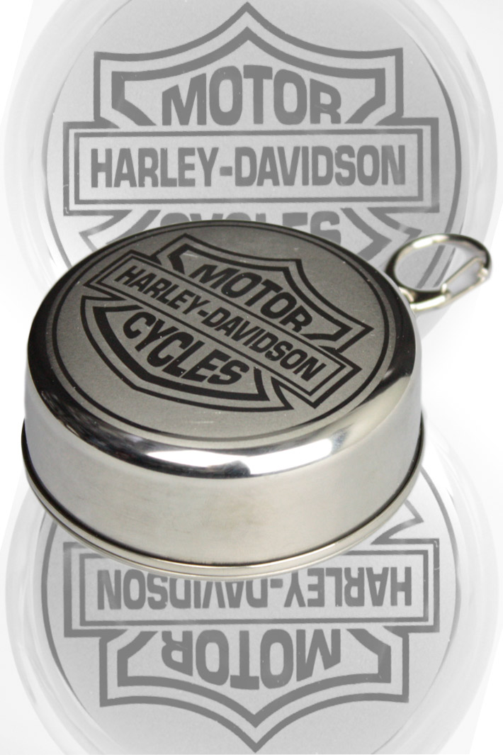 Складной металлический стакан Harley Davidson - фото 1 - rockbunker.ru