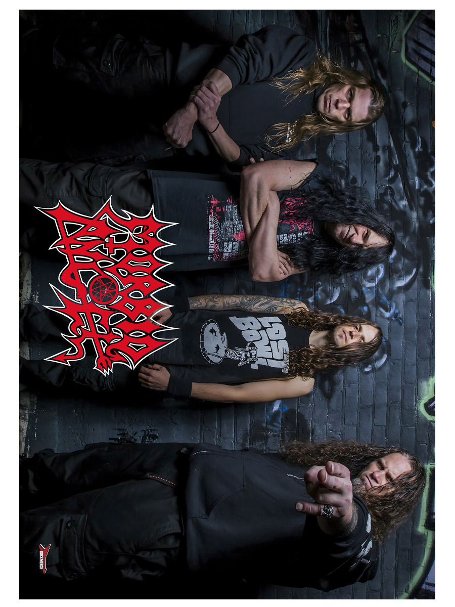 Плакат самоклеющийся на стену Morbid Angel - фото 1 - rockbunker.ru