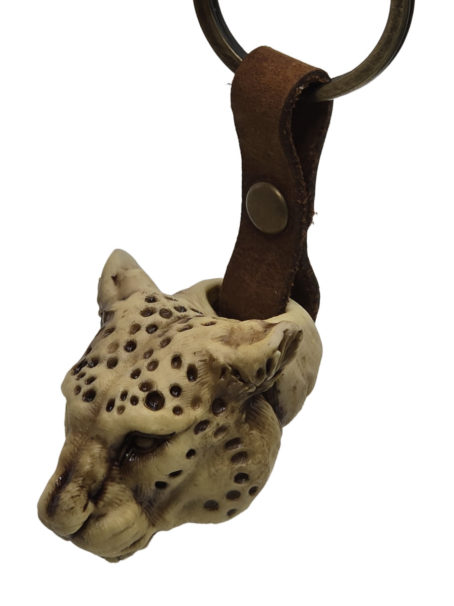 Брелок Голова Барса - фото 2 - rockbunker.ru