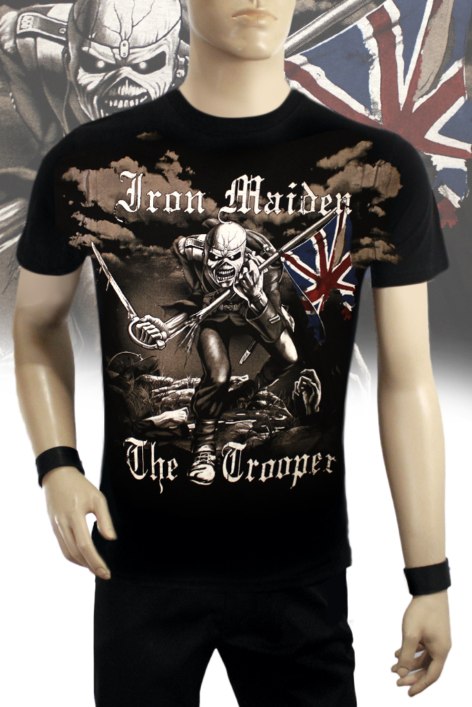 Футболка Hot Rock Iron Maiden The Trooper - фото 1 - rockbunker.ru