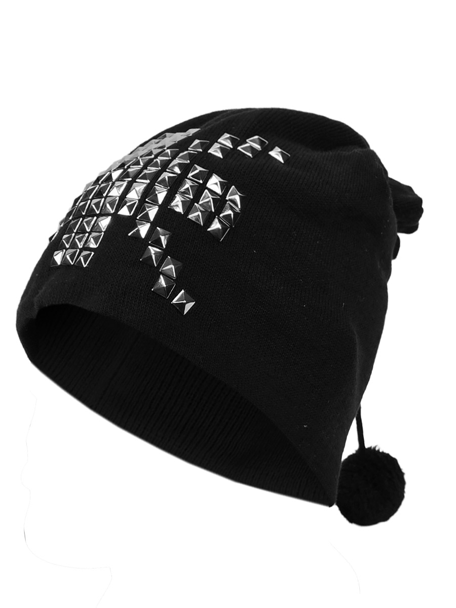 Шапка с клепками Флаг Британии - фото 2 - rockbunker.ru