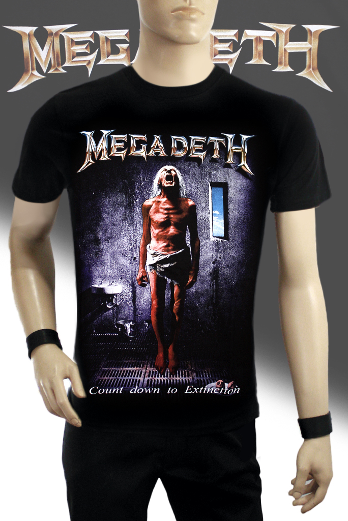 Футболка Hot Rock Megadeth Countdown To Extinction - фото 1 - rockbunker.ru
