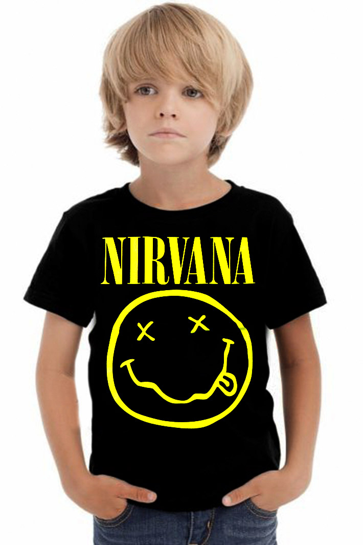 Футболка детская Nirvana - фото 1 - rockbunker.ru