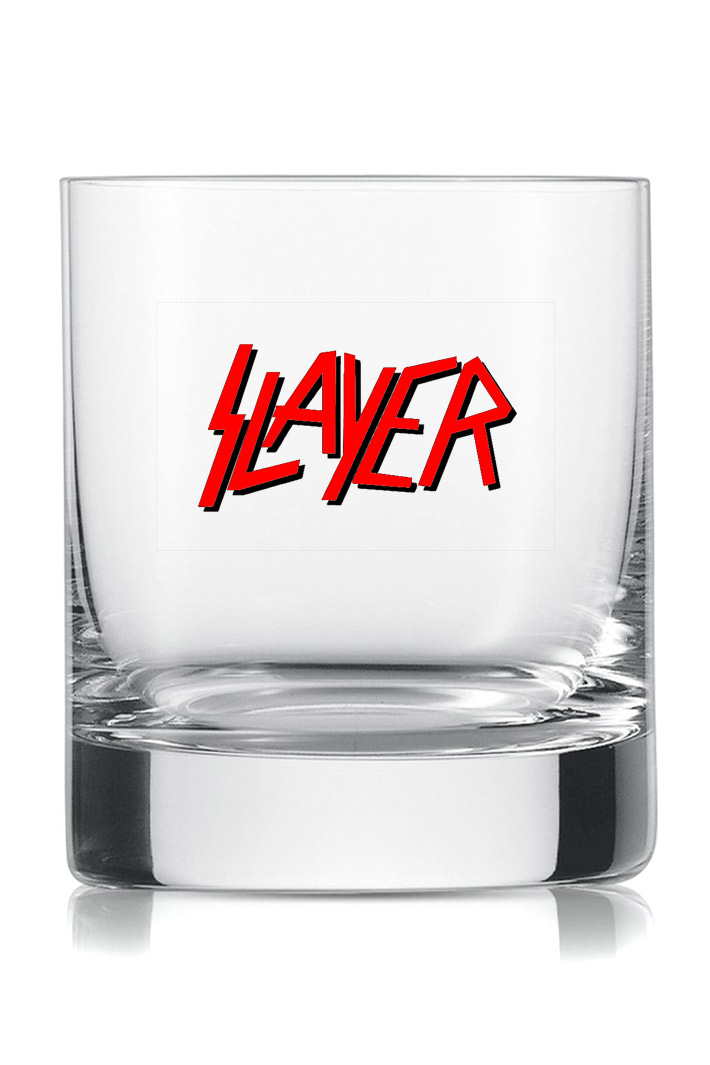 Стакан для виски Rock Merch Slayer - фото 1 - rockbunker.ru