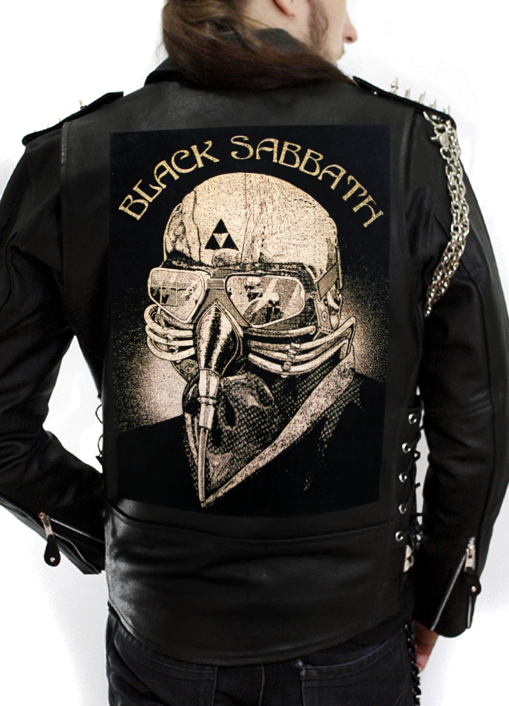 Нашивка кожаная Black Sabbat - фото 1 - rockbunker.ru