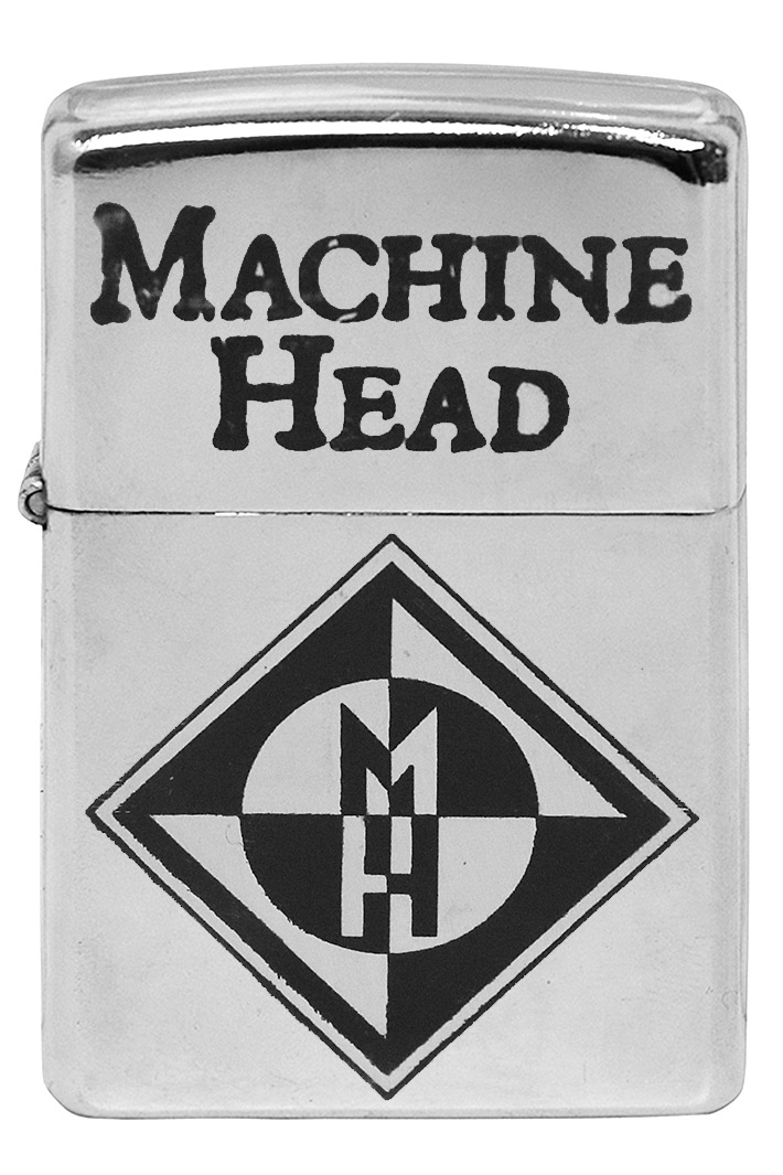 Зажигалка с гравировкой Machine Head - фото 1 - rockbunker.ru