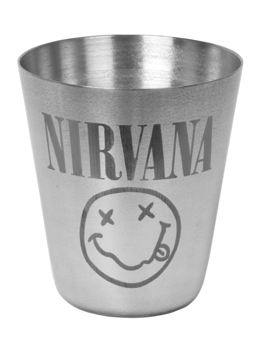 Набор стопок походный RockMerch Nirvana - фото 2 - rockbunker.ru
