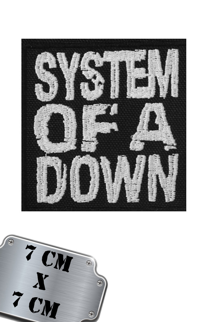 Нашивка RockMerch System of a Down - фото 1 - rockbunker.ru