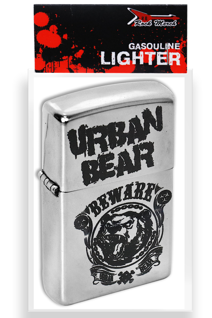 Зажигалка с гравировкой Urban Bear - фото 2 - rockbunker.ru