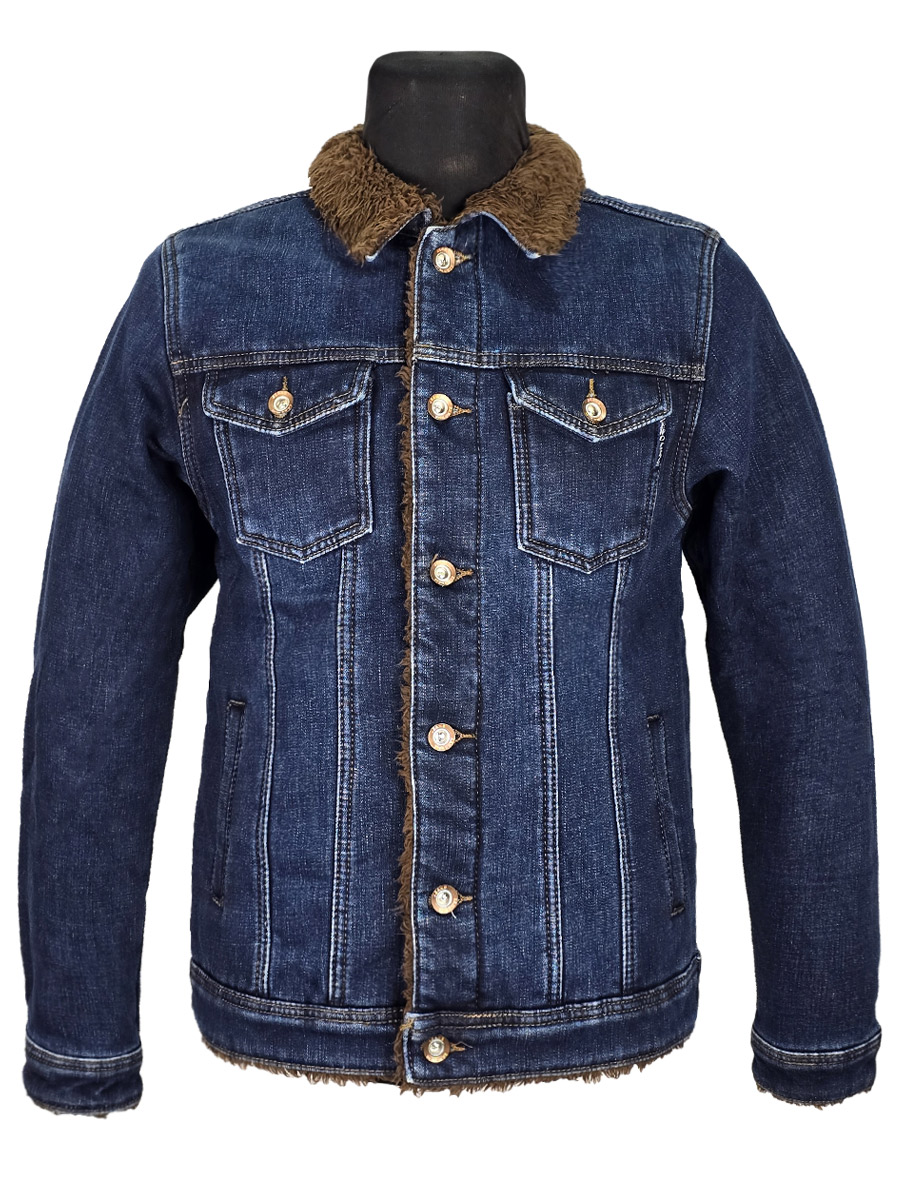 Куртка Джинсовая на меху - фото 1 - rockbunker.ru