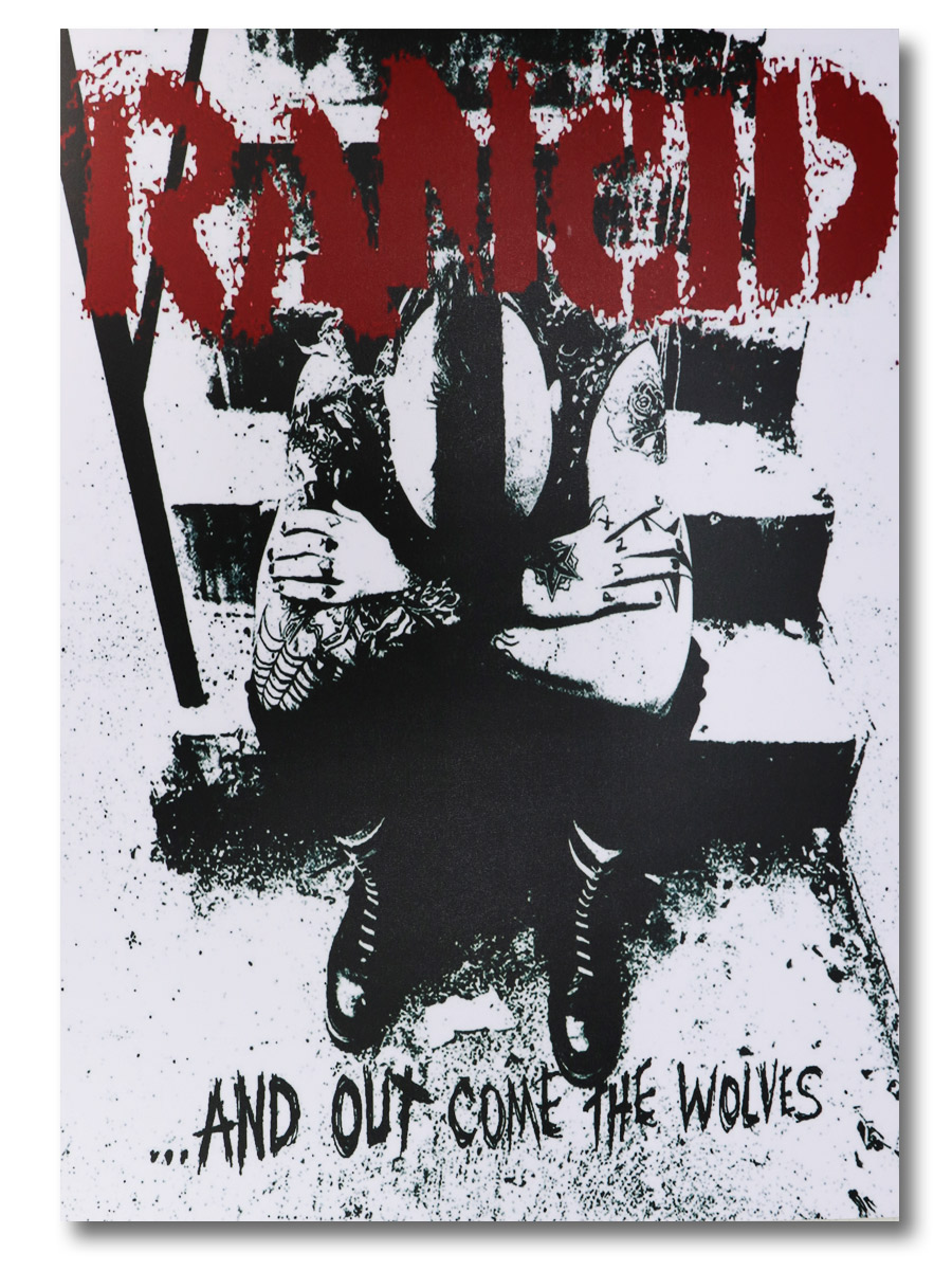Плакат пластиковый Rancid And Out Come The Wolves - фото 1 - rockbunker.ru