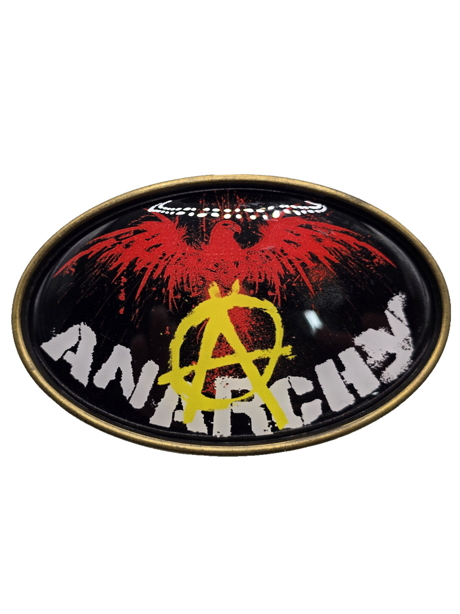 Пряжка RockMerch Anarchy - фото 1 - rockbunker.ru