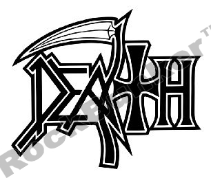 Наклейка-стикер Death - фото 1 - rockbunker.ru