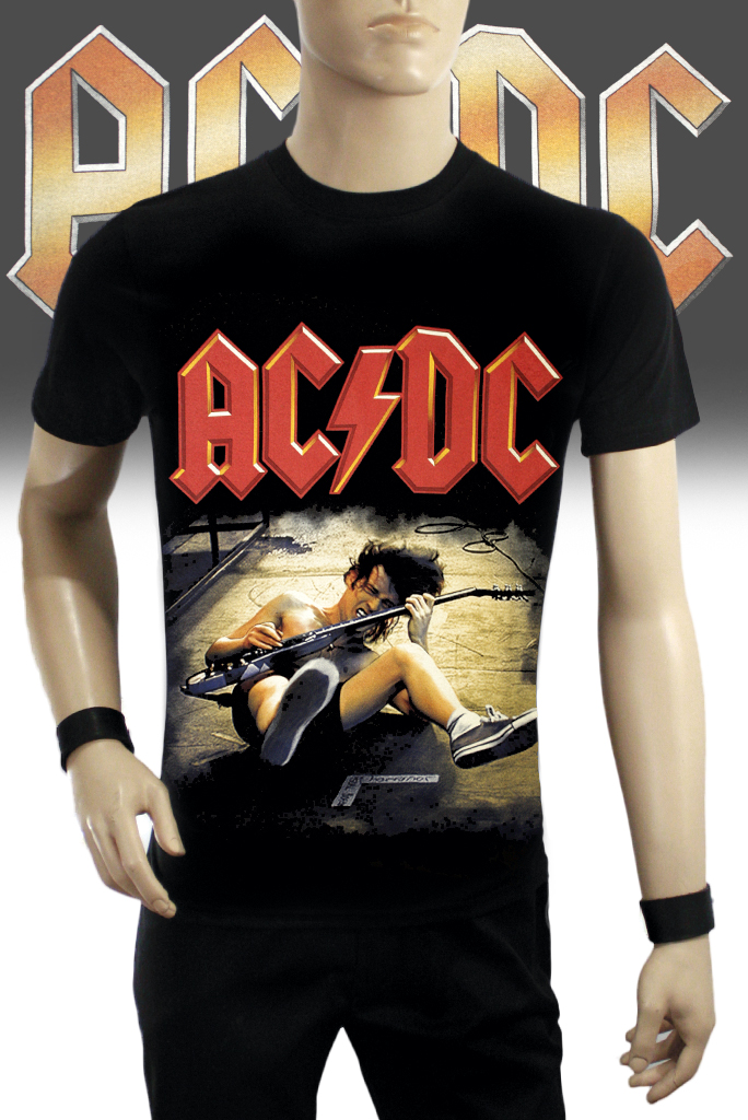 Футболка Hot Rock AC DC Angus Young - фото 1 - rockbunker.ru