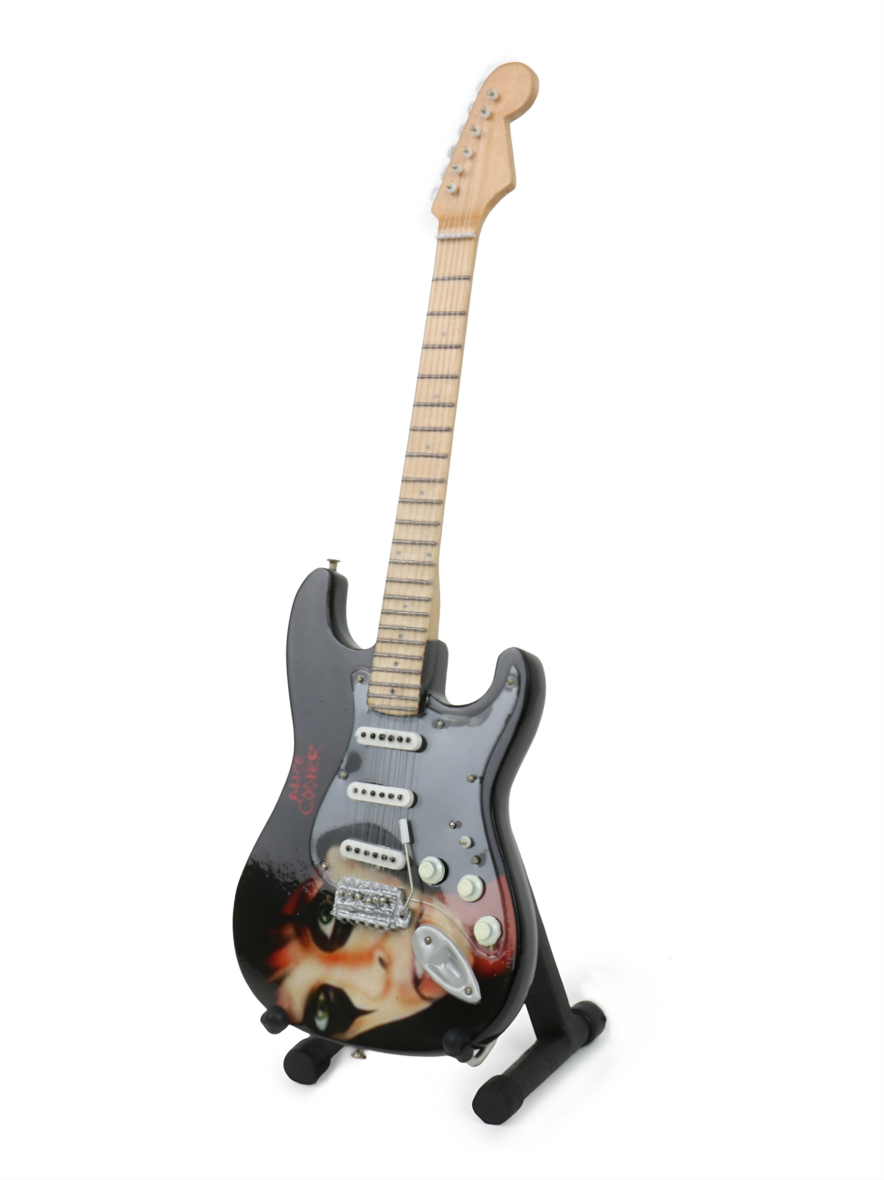 Сувенирная копия гитары Alice Cooper - фото 1 - rockbunker.ru