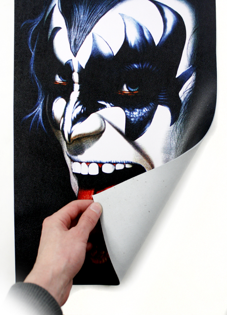 Нашивка кожаная Kiss Jim Simmons - фото 2 - rockbunker.ru