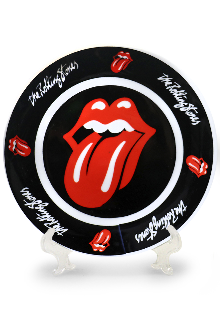 Блюдце RockMerch Rolling Stones - фото 1 - rockbunker.ru