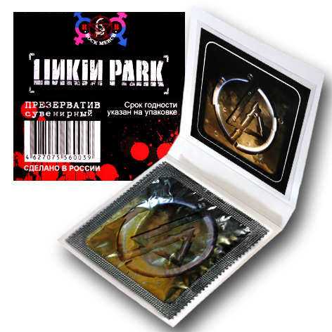 Презерватив RockMerch Linkin Park - фото 2 - rockbunker.ru