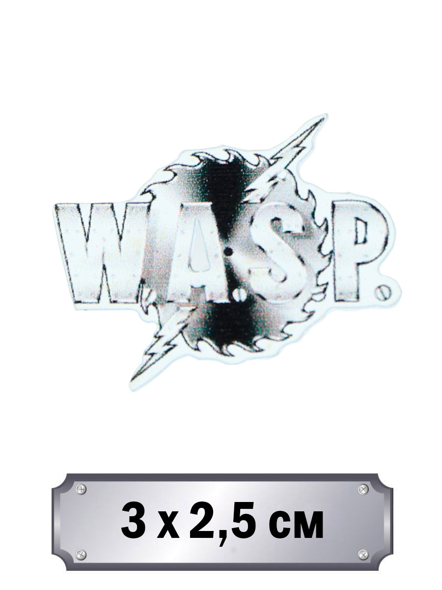 Значок-пин W.A.S.P. - фото 1 - rockbunker.ru