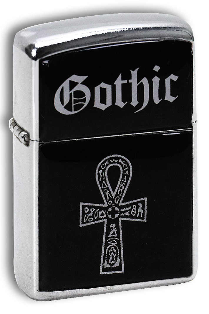 Зажигалка RockMerch Gothic - фото 1 - rockbunker.ru