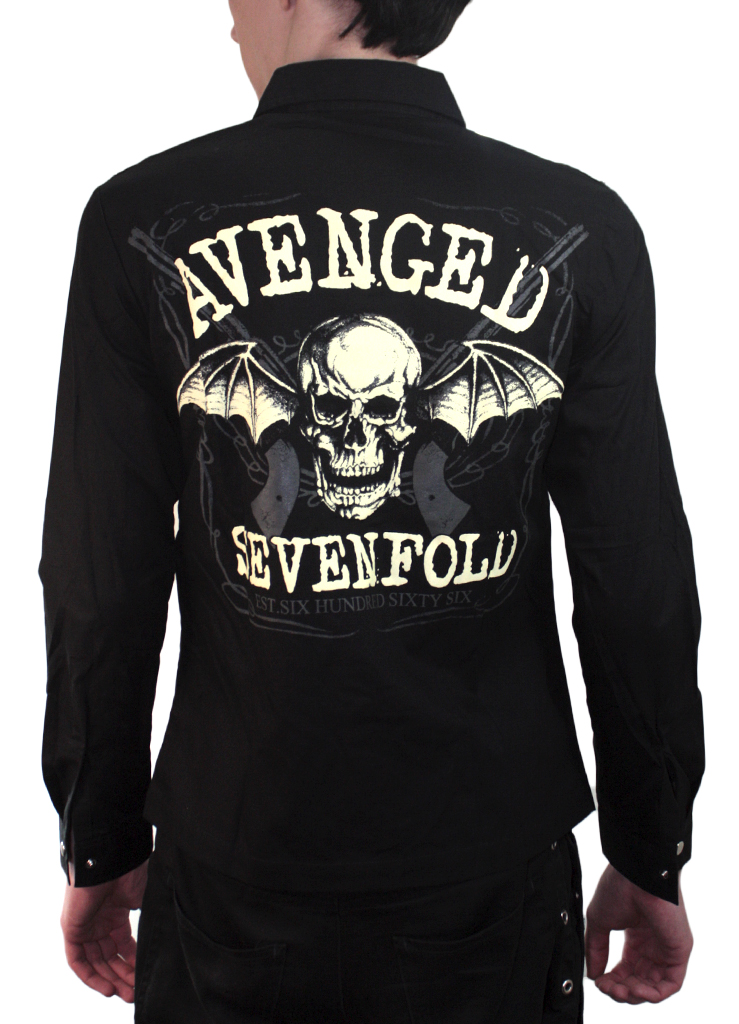 Рубашка Avenged Sevenfold - фото 2 - rockbunker.ru