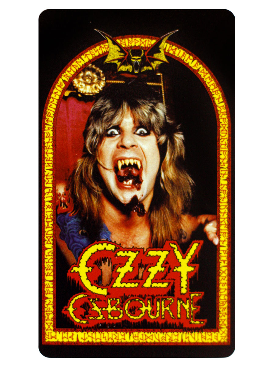 Наклейка-стикер Rock Merch Ozzy Osbourne - фото 1 - rockbunker.ru