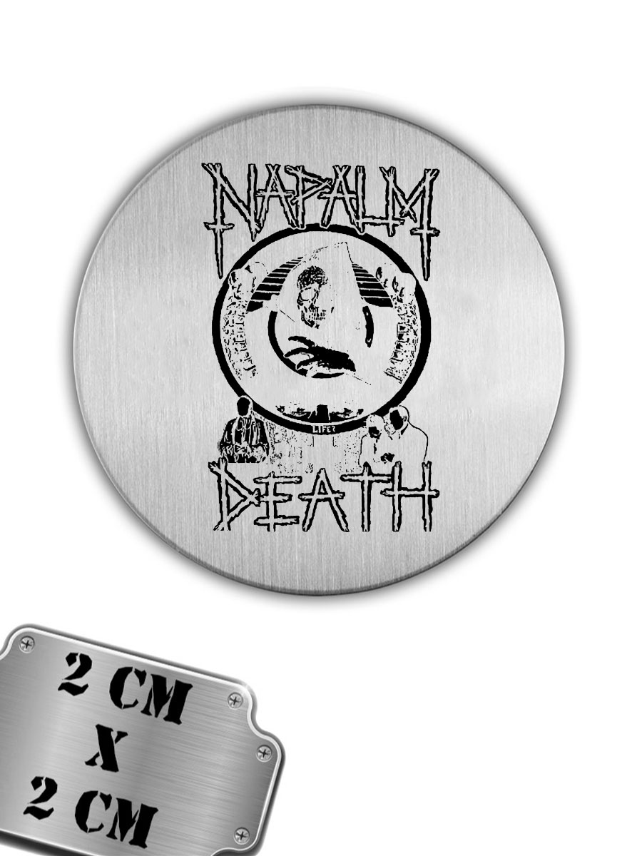 Значок-пин Napalm Death - фото 1 - rockbunker.ru