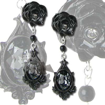 Серьги Alchemy Gothic E291 Dark Desires - фото 1 - rockbunker.ru