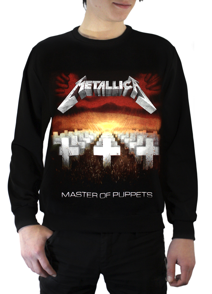 Свитшот RockMerch Metallica Master Of Puppets мужской - фото 1 - rockbunker.ru