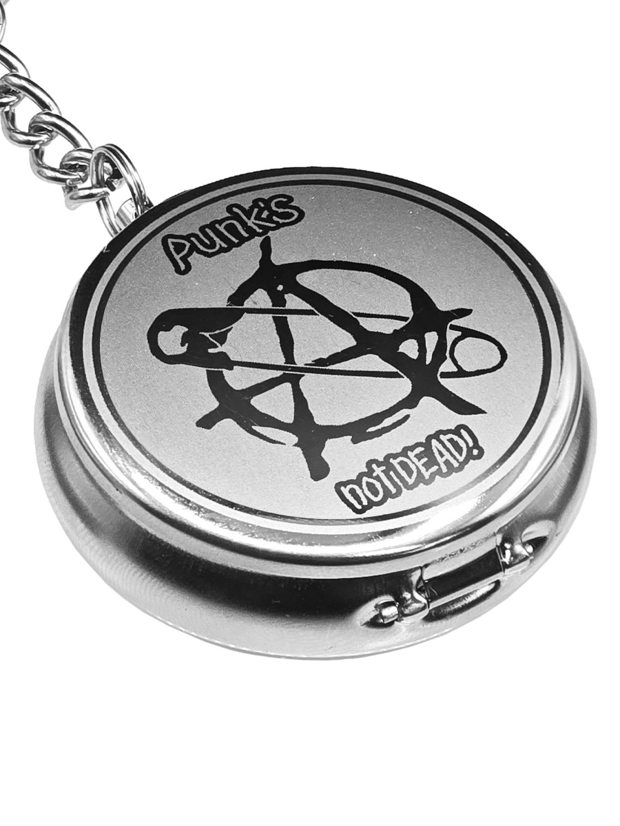 Пепельница походная Rock Merch  Punks not Dead - фото 1 - rockbunker.ru