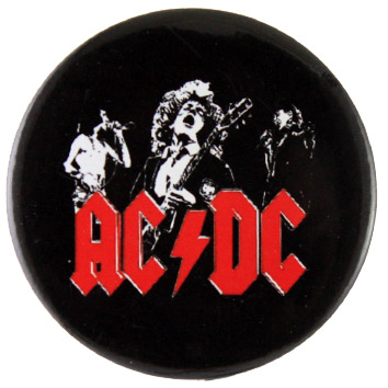 Значок RockMerch AC DC - фото 1 - rockbunker.ru