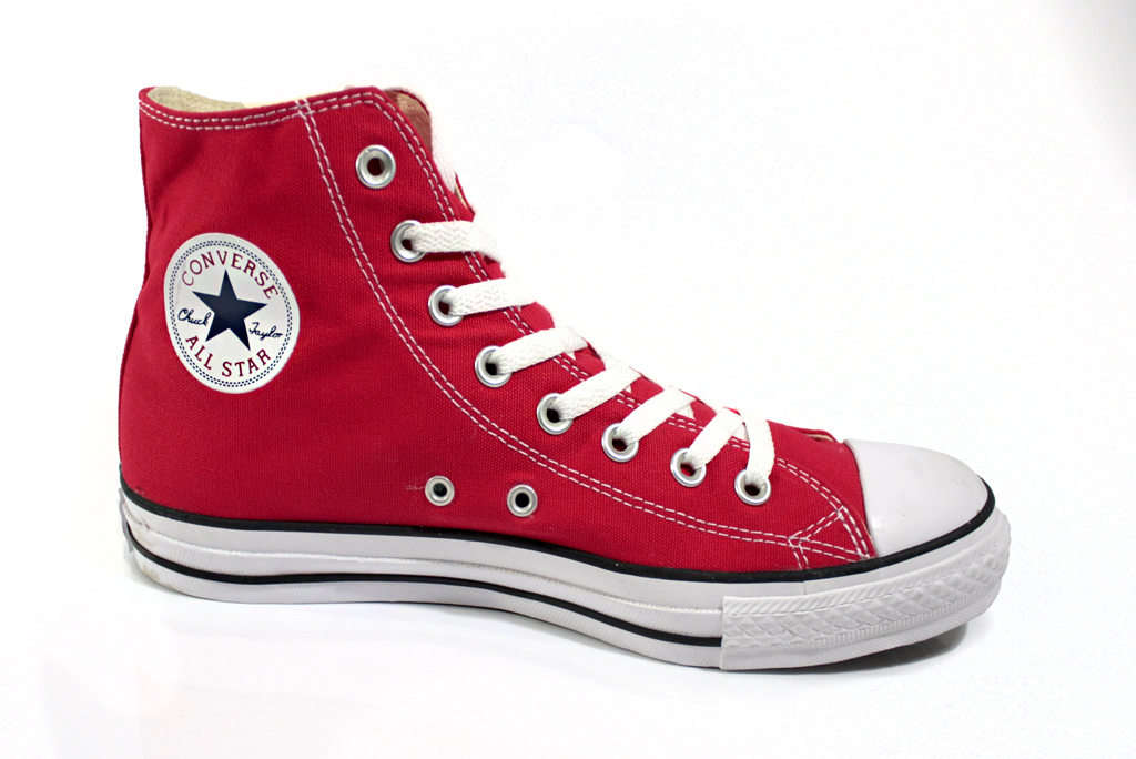 Кеды Converse All Star Classic Red 8 блоков красные - фото 1 - rockbunker.ru