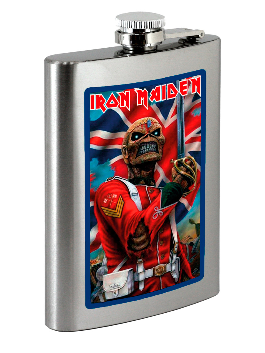 Фляга RockMerch Iron Maiden - фото 1 - rockbunker.ru