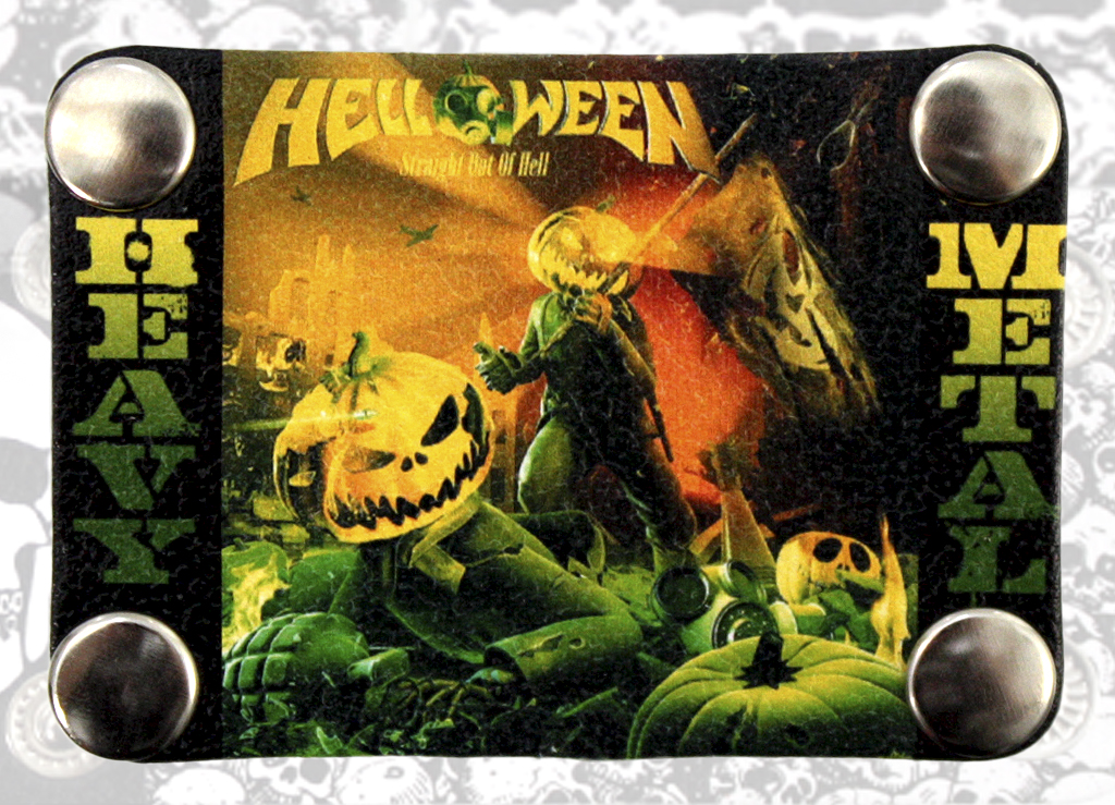 Накладка на браслет RockMerch Helloween - фото 1 - rockbunker.ru