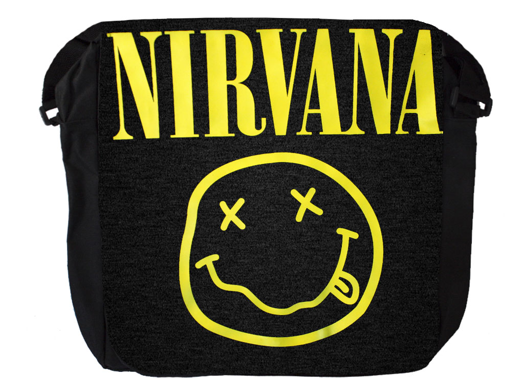Сумка почтальонка Nirvana - фото 1 - rockbunker.ru