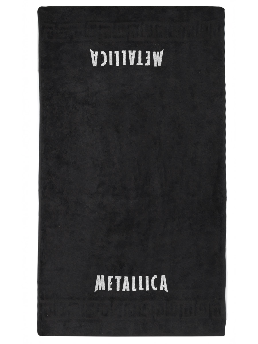 Полотенце Rock Merch Metallica - фото 1 - rockbunker.ru