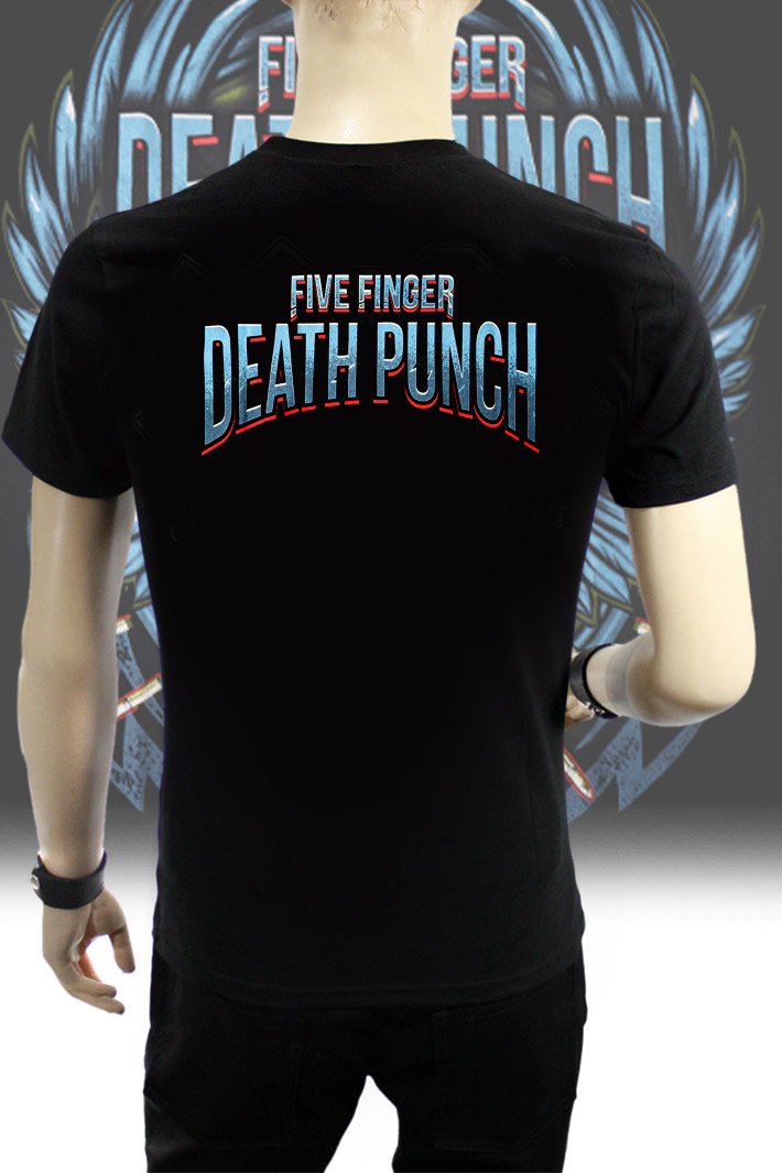 Футболка Hot Rock Five Finger Death Punch - фото 2 - rockbunker.ru