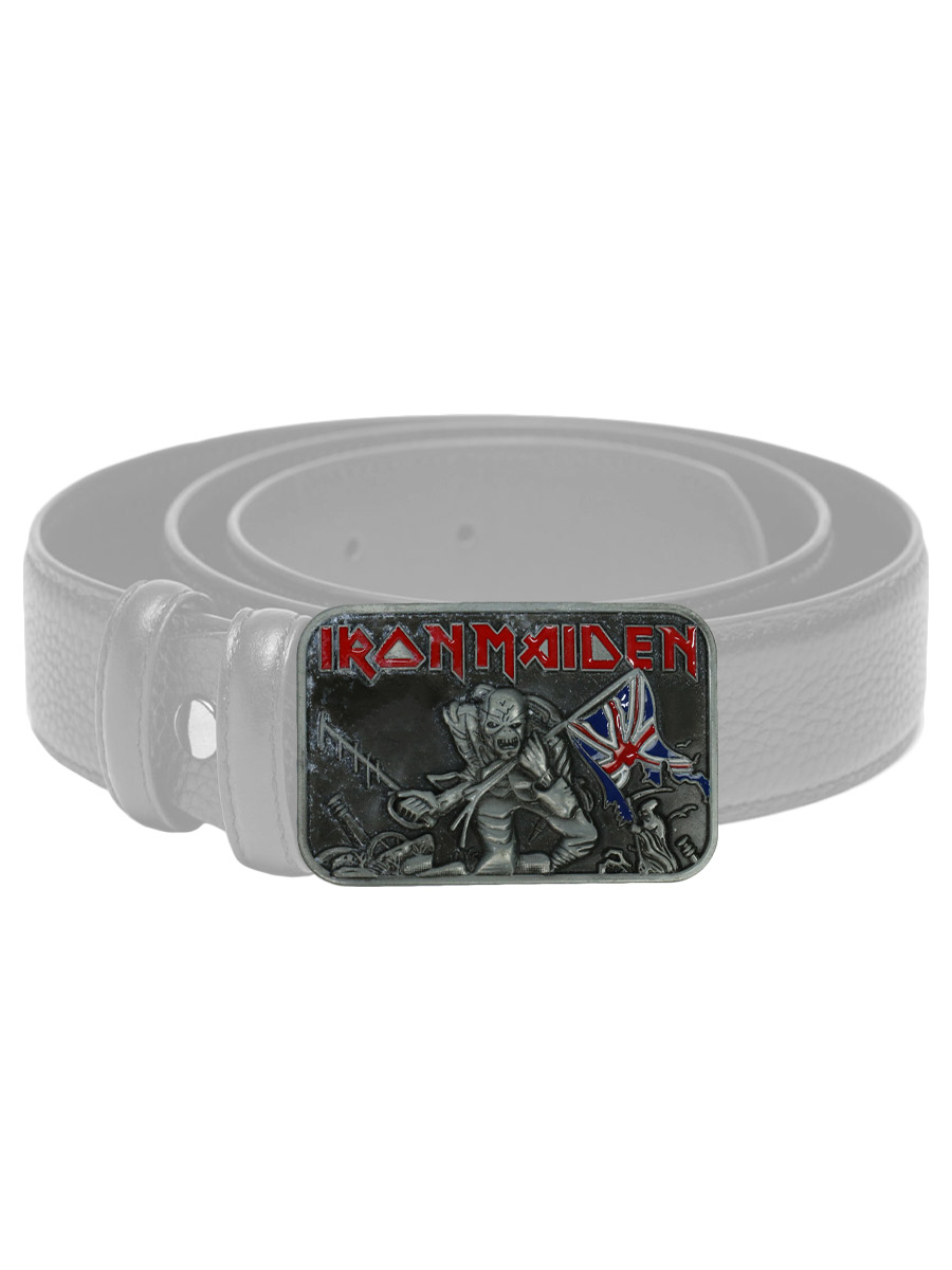 Пряжка Iron Maiden Trooper - фото 1 - rockbunker.ru