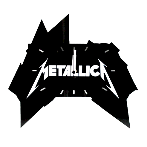 Часы настенные Metallica - фото 1 - rockbunker.ru