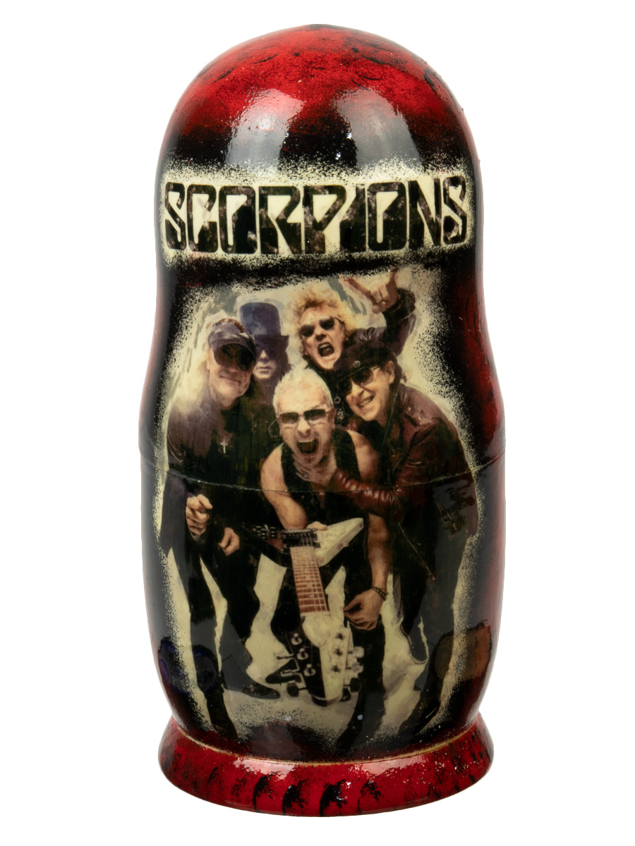 Матрешка Scorpions - фото 2 - rockbunker.ru